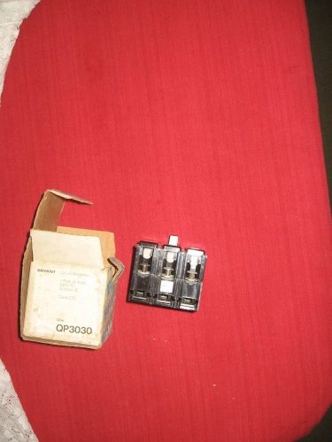 New * bryant qp 3 pole 30 amp voltage 240 {# qp3030 - circuit breaker for sale