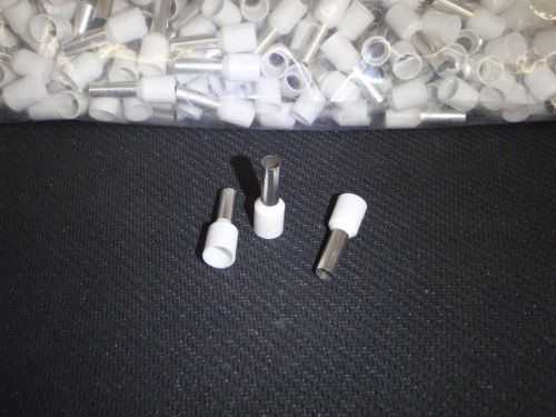 50 pc 14 awg wire cable ferrule crimp white e2508 for sale