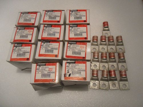 Burndy hylug yal31t12 canlg-350 kcmil short-1 /2 new bulk lot of 123 for sale