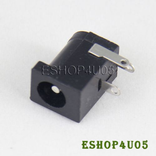 1000 pcs DC Power Jack Socket DC-005 2.1 x 5.5 mm Black DIY New