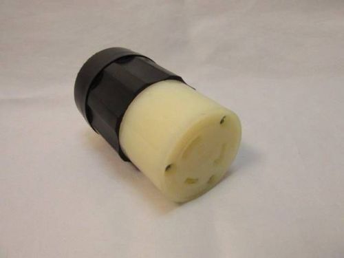 New nib leviton 2613 30a 125v nema l5-30r 2-pole 3-wire locking connector plug for sale