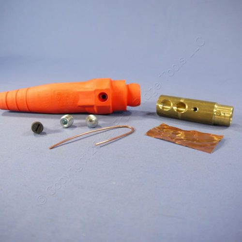 Leviton Orange ECT 18 Series Female Cam Plug Double Set Screw 400A 600V 18D33-O