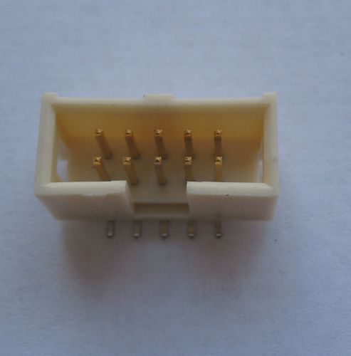 CN28: SAMTEC SHROUDED 2x5 PIN POST HEADERS SMD (10 PCS)