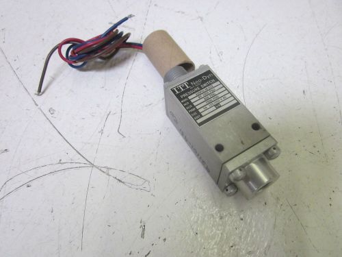 ITT 225P1C3B-222 PRESSURE SWITCH 5A 125/250VAC *USED*