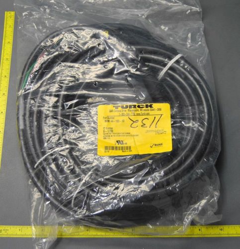 NEW TURCK BKM 44-193-10 METER POWERFAST CORDSET (S13-2-210G)