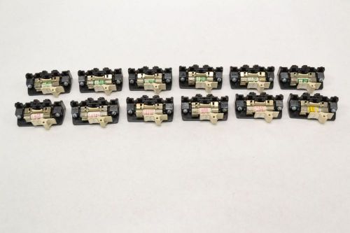 LOT 12 BUCHANAN SERIES 300 FUSE BLOCK HOLDER 30A AMP 600VAC B269478