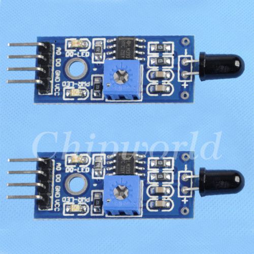 2pcs IR Infrared Flame Detection Sensor Module for Arduino Flame Sensor