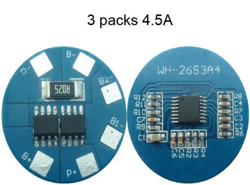 Protection board for 3 packs 10.8v 11.1v 12.6v 18650 li-ion lithium battery 4.5a for sale