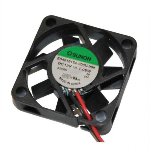 Ventilator / Fan 12V 1,08W 40x40x10mm 11,8m?/h 27dBA ; Sunon EB40101S2-999