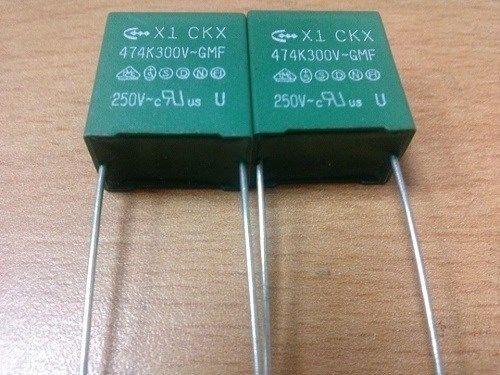 X1 CAP Polypropylene Capacitor 474K 0.47uF 300VAC P:15mm 10PCS/LOT Taiwan