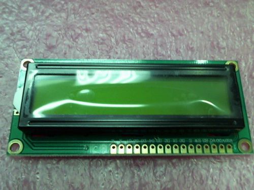 1602 162 16x2 Character LCD Display Module HD44780 Controller Yellow Blacklight