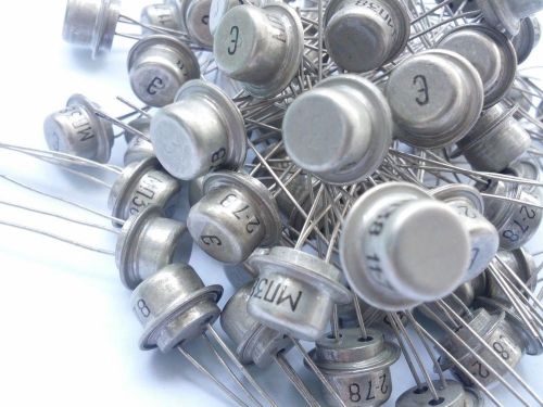 40pcs MP38 NPN Russian Ge TRANSISTORS ORIGINAL 15V (HFE=35...75 )  Vintage  NOS.