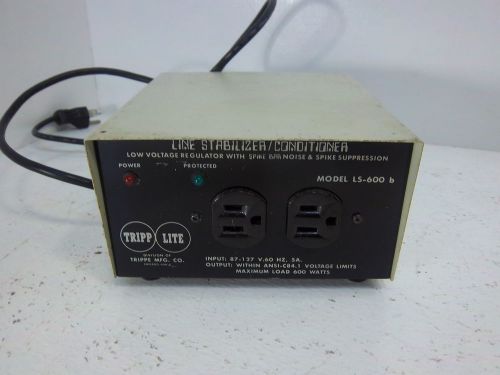 TRIPP LITE LS600b LINE STABILIZER / CONDITIONER LOW &amp; HIGH VOLTAGE REGULATOR