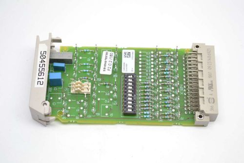 SIEMENS 6SN1114-0AA01-0AA0 SIMODRIVE 611A PARAMETER PCB CIRCUIT BOARD B438499