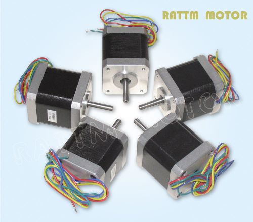 5pcs nema17 48mm 78 oz-in 1.8a cnc stepper motor stepping motor from rattm motor for sale