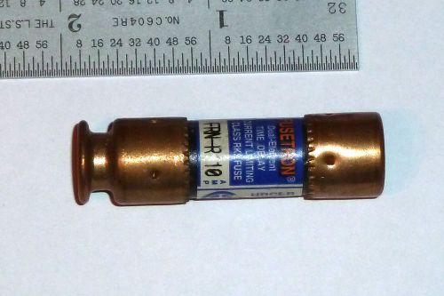 FRN-R-10 Bussman Fusetron Time Delay Fuse Dual Element 10 Amp 250 Volt RK5