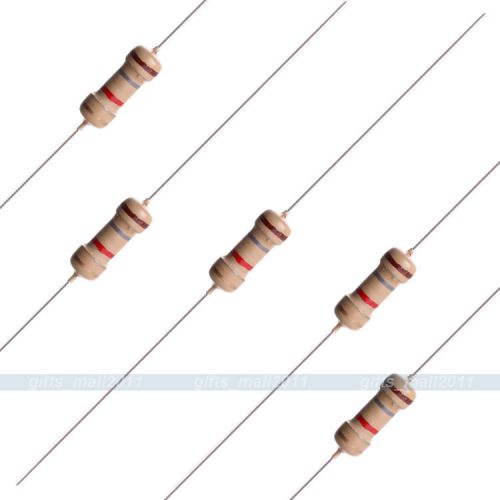 Lot 100 pcs 1/4W 1.8K ohm 5% Carbon Film Fixed Resistor