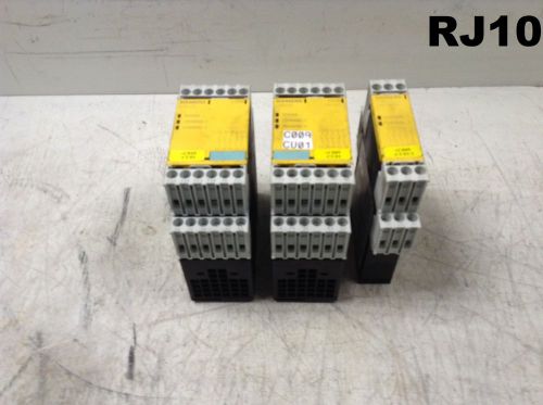 Lot of 3 Siemens Safety Relay 3TK2825-1BB40(2) &amp; 3TK2830-1CB30  24VDC