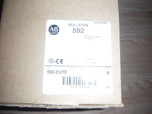 NEW ALLEN BRADLEY 592EUTE OVERLOAD RELAY  SERIES - A