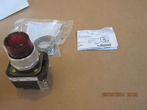 NEW ALLEN BRADLEY RED ILLUMINATED PUSHBUTTON MODEL 800T-PB16R