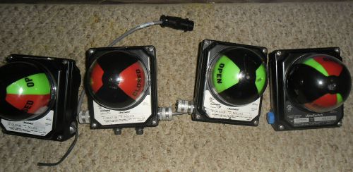 Lot of 4 Flowserve Ultraswitch NGL210 Weathertight Position Indicator