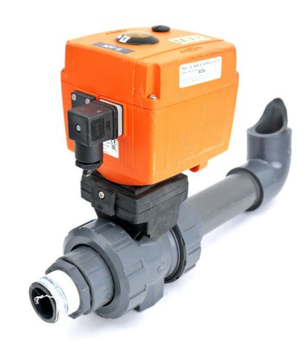 Georg fischer ea11 electric actuator unit w/+gf+ 546 dn40 ball valve parts for sale