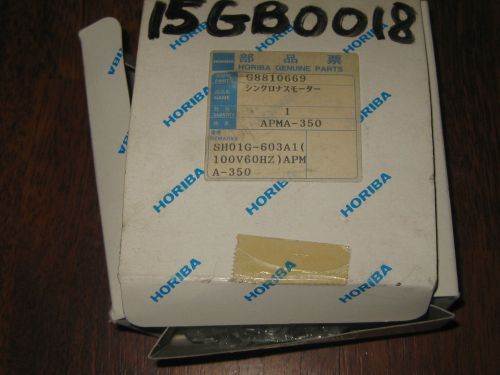 HORIBA MOTOR PART # SCH01G-603A1 &#034; OLD STOCK &#034;