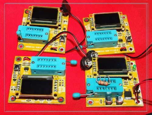 LCR-T2 OLED 12864 Graphical Transistor Tester ESR Diode SCR Inductance MOS