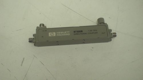 HP 87300B 1-20 GHz, 10 dB, 1.35 Max SWR Broadband Directional Coupler