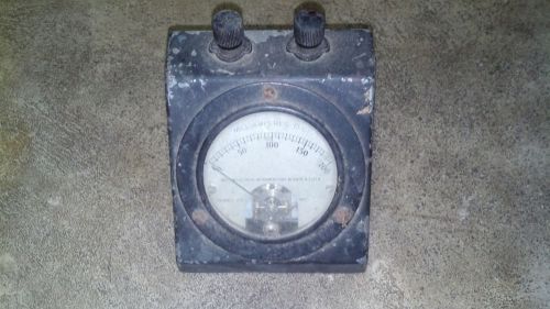 Vintage Weston Gauge- Milliamperes DC-Steam Punk-Model-301