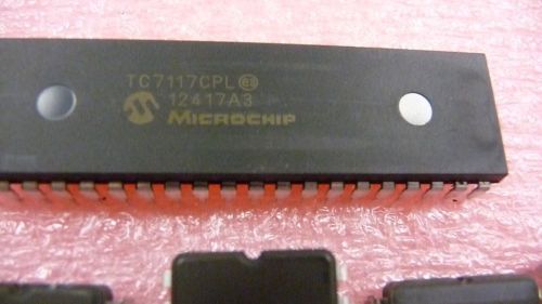 1 One TC7117CPL Microchip 3-1/2 Digit Analog-to-Digital Brand New  Guarantee