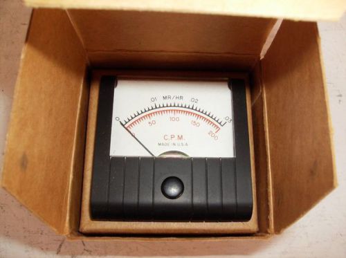 C.P.M. METER 0-200 MODEL 721 N.O.S.