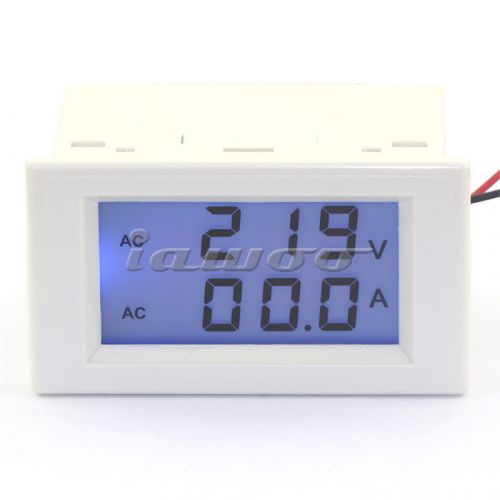 2in1 digital ammeter voltage panel meter 100-300v/100a+ct current sense resistor for sale