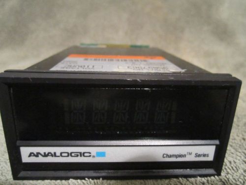 NEW ANALOGIC AN2402-1-0-X CHAMPION SERIES METER PANEL