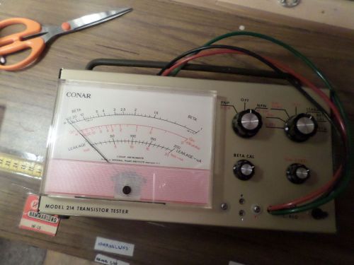 Conar Transistor Tester Model 214