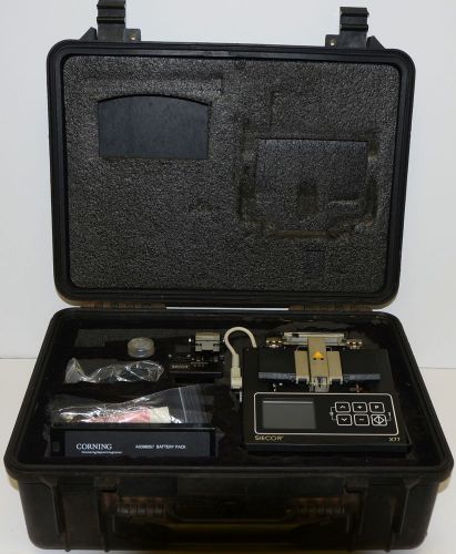 RXS Siecor Corning X77 Fiber Core Alignment Fusion Splicer w/ Cleaver