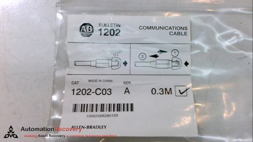 ALLEN BRADLEY 1203-C03 SERIES A MALE TO MALE CONNECTORS, NEW