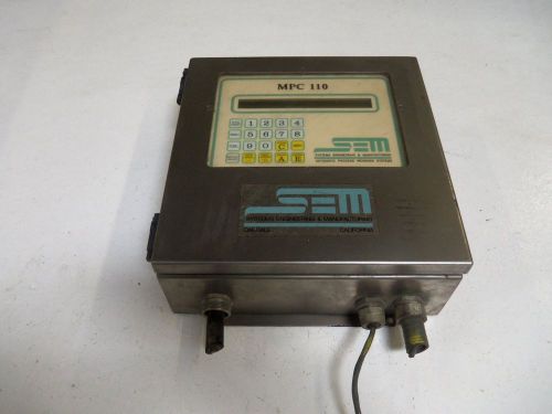 SEM MPC110 CONTROLLER *USED*