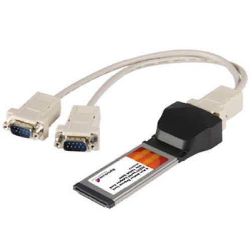 StarTech.com 2 Port Native ExpressCard RS232 Serial Adapter Card with 16950 UART