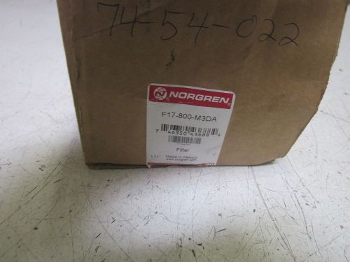 NORGREN F17-800-M3DA FILTER *NEW IN A BOX*