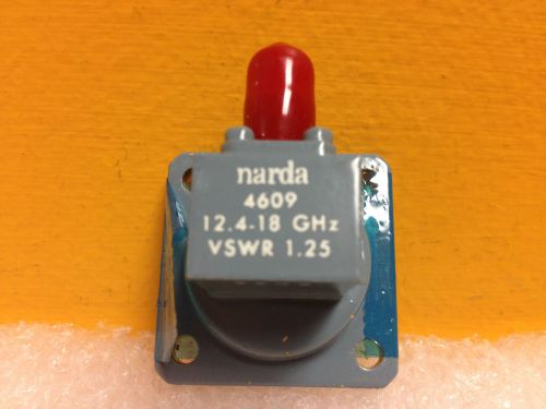 Narda 4609 (WR-42), 12.4 to 18 GHz, SMA (F), Waveguide to Coaxial Adapter