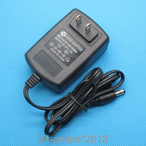 12v 2a power supply anapter 110v-240v ac to dc us plug for led strip for sale