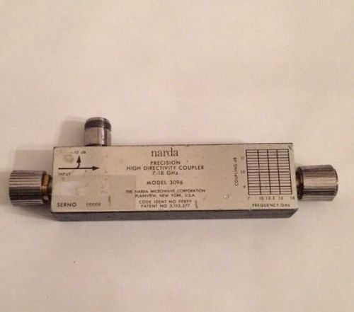 Narda Model 3096 Precision High Directivity Couplers  **