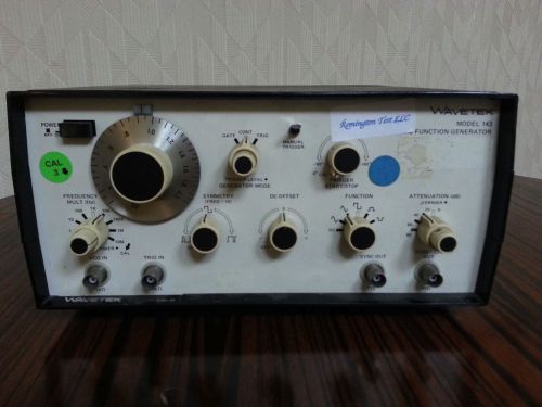 Wavetek 143 function generator