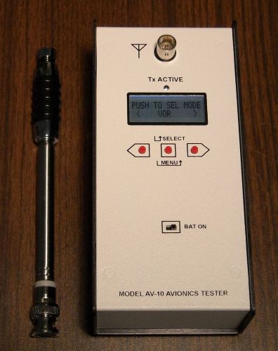 AV-10  Ramp Test for mode A/C/S Transponder ADS-B, VOR, ILS, DME