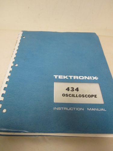 TEKTRONIX 434 OSCILLOSCOPE IN INSTRUCTION MANUAL