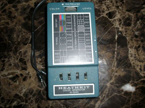 HEATHKIT COLOR GENERATOR IG-5240