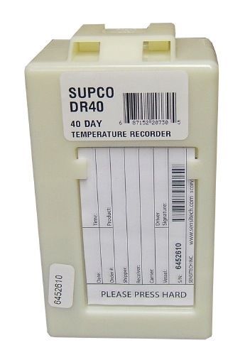 Dr40 supco 40-day disposable temperature recorder thermometer logger chart data for sale
