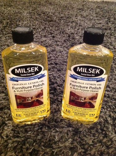 Milsek furniture polish &amp; multi-purpose cleaner (with real lemon oil) for sale