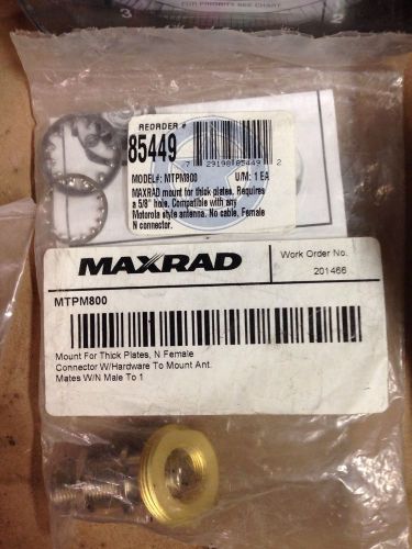 Pctel Maxrad 5/8&#034; Hole Thick Mount, Female N, Mtpm800